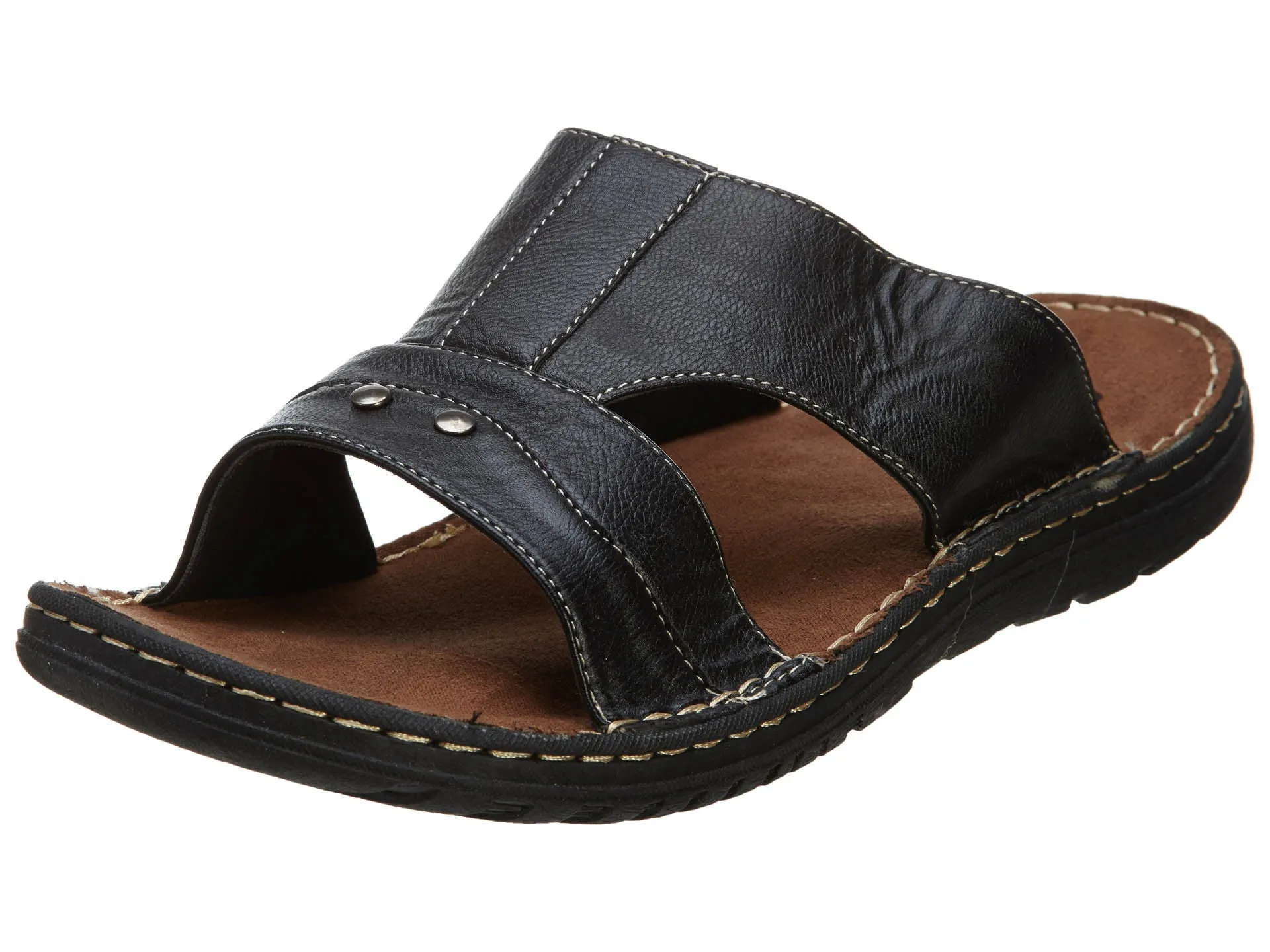 Air Balance Soft Strap Leatherette Sandals Mens Style # Abs7701