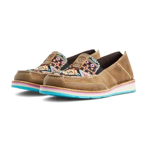 Ariat Ladies Brown Bomber & Neon Lights Cruiser