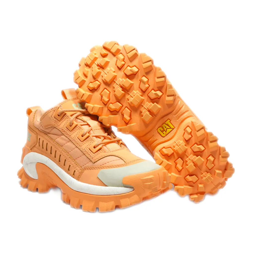 Caterpillar Sport Shoes Leather Orange Colour For Women