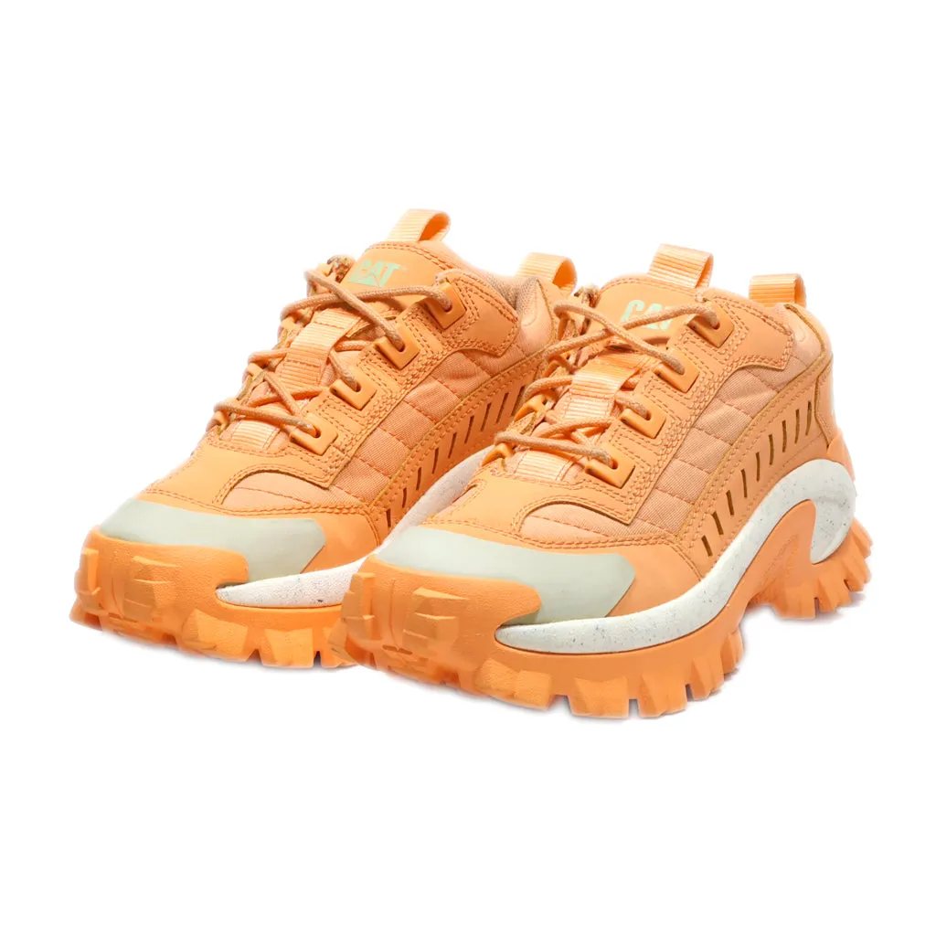 Caterpillar Sport Shoes Leather Orange Colour For Women