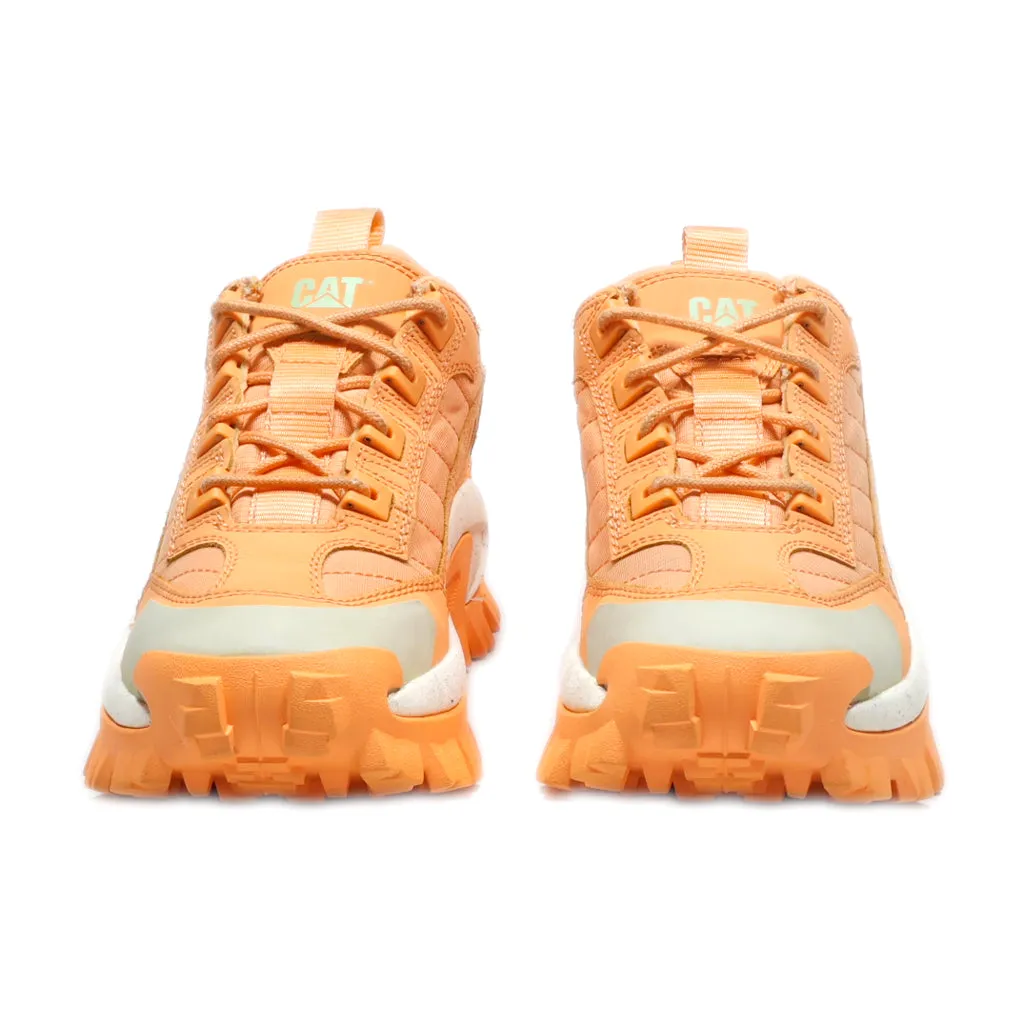 Caterpillar Sport Shoes Leather Orange Colour For Women