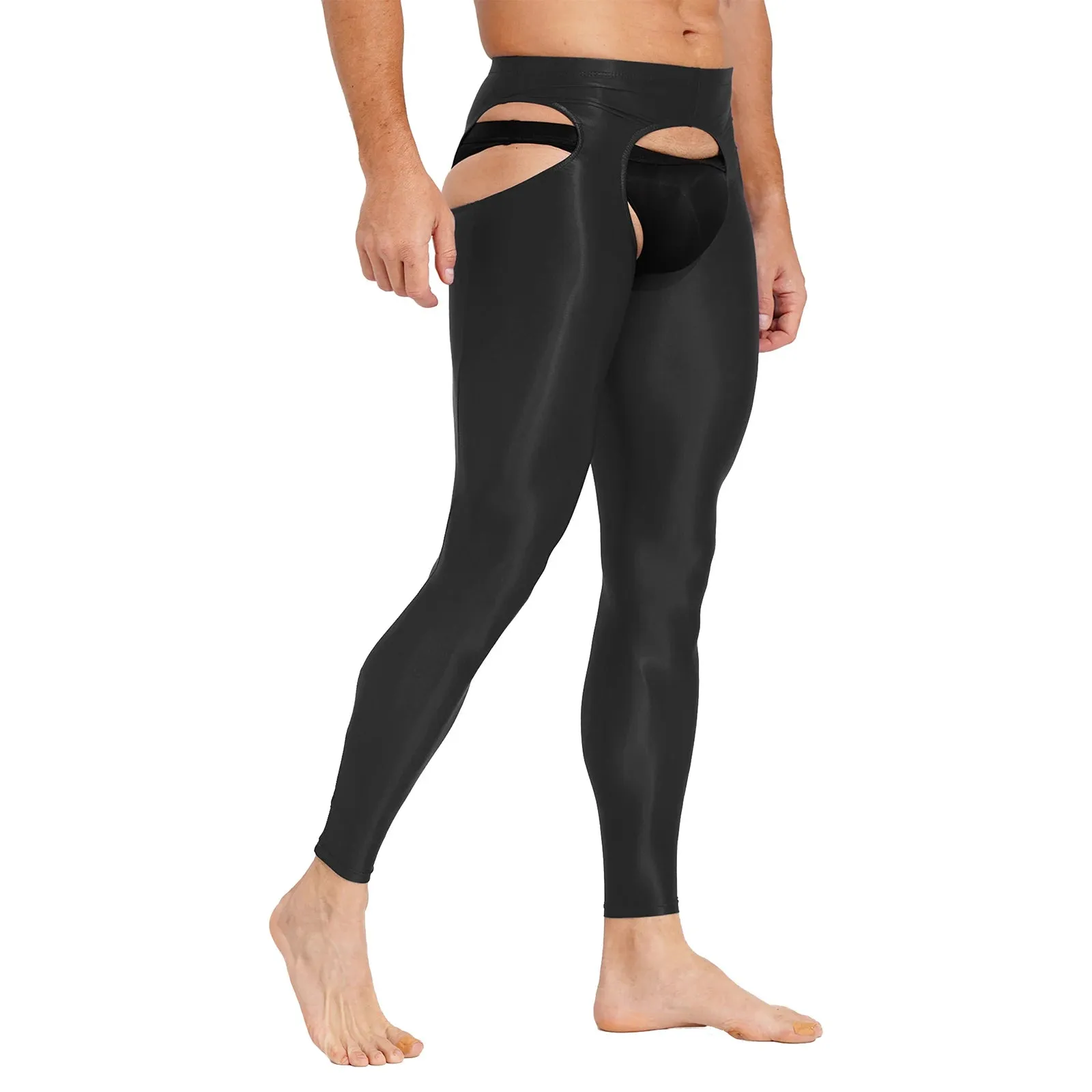 Crotchless Glam Sexy Skinny Leggings