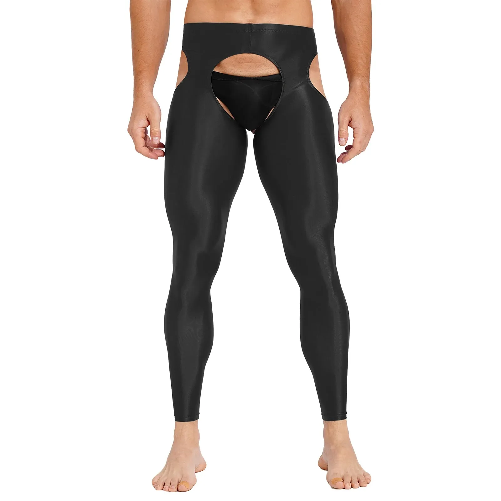 Crotchless Glam Sexy Skinny Leggings