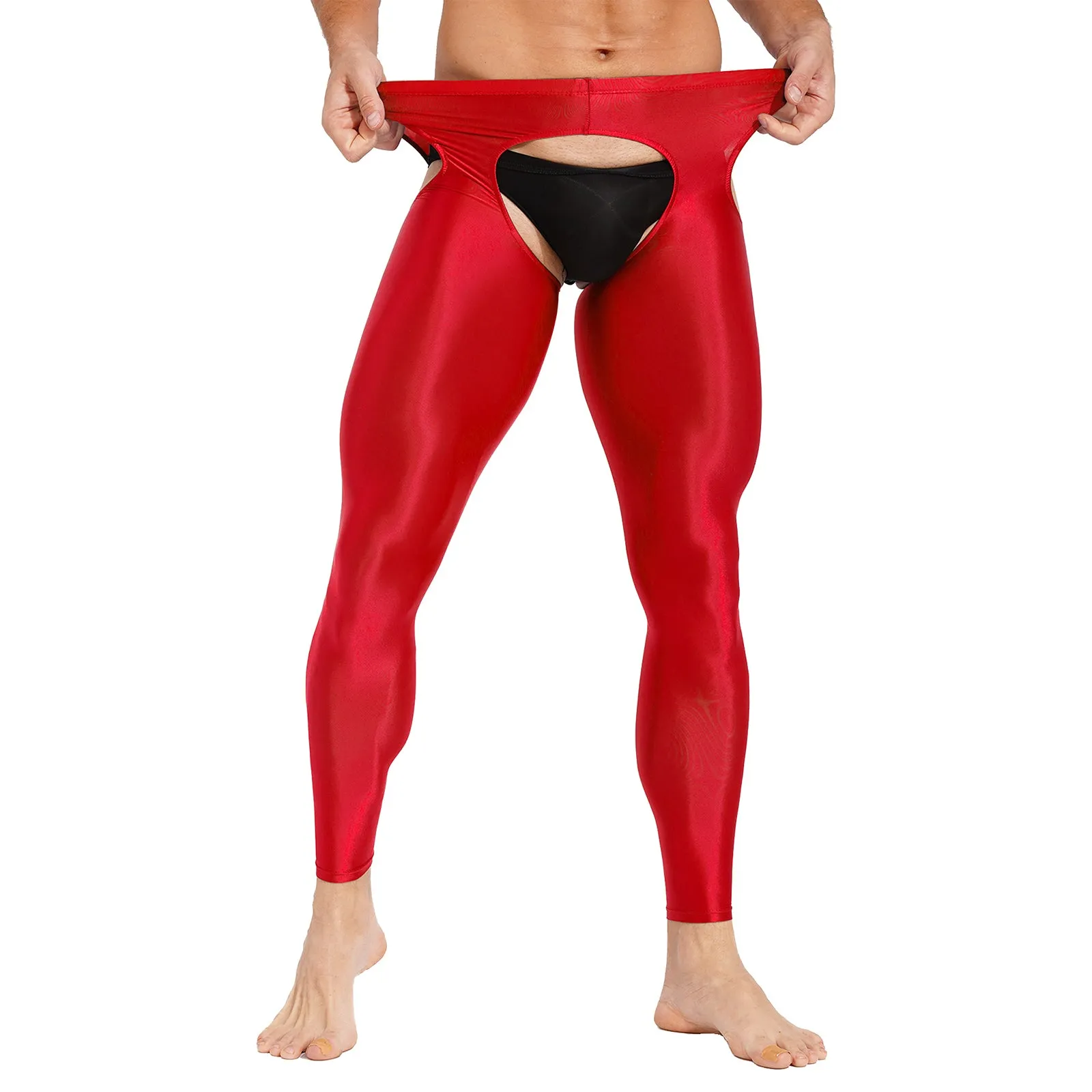 Crotchless Glam Sexy Skinny Leggings
