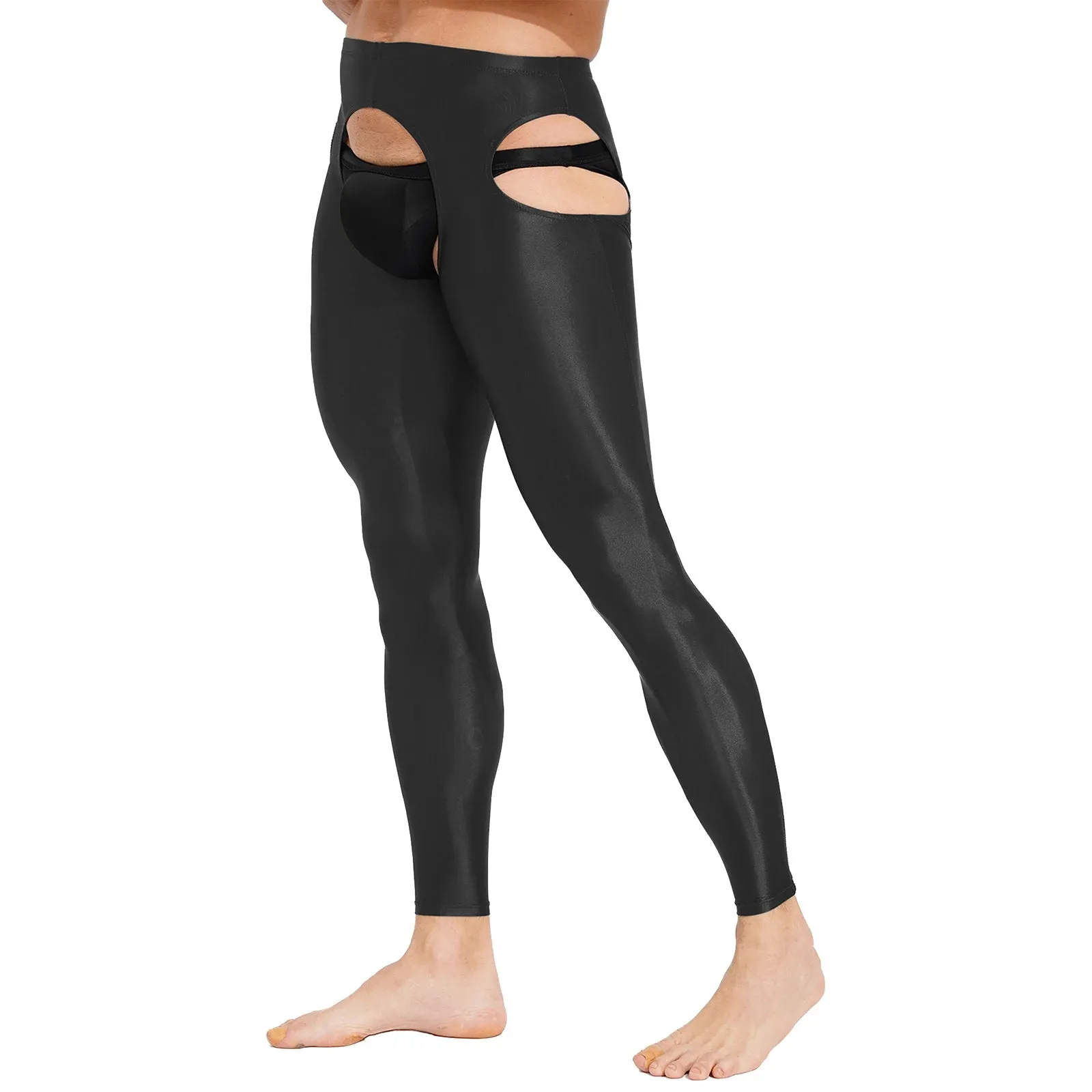 Crotchless Glam Sexy Skinny Leggings