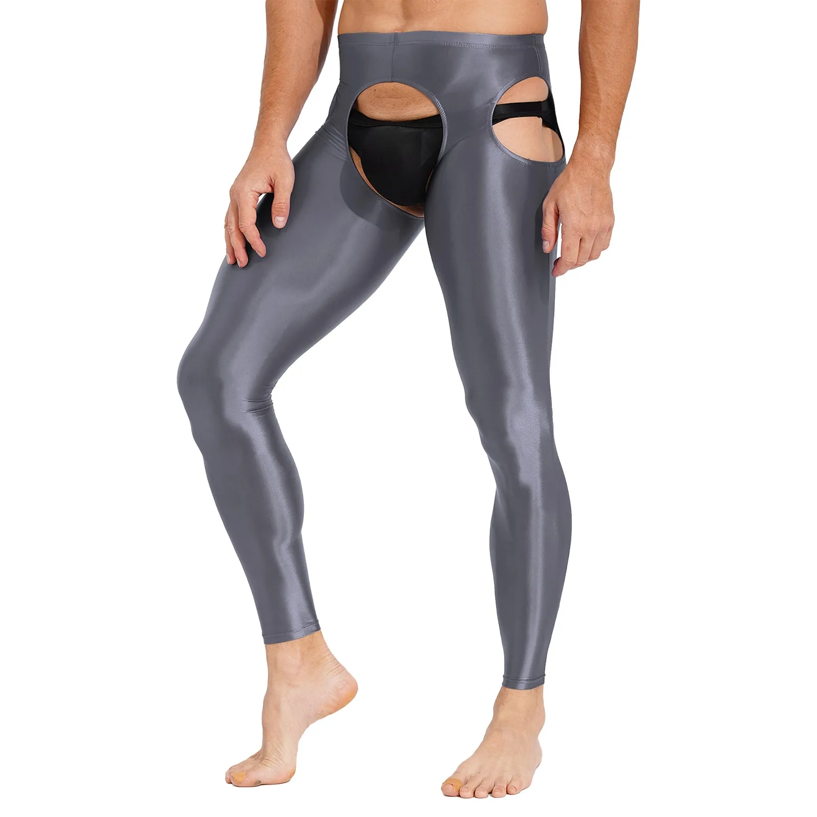 Crotchless Glam Sexy Skinny Leggings