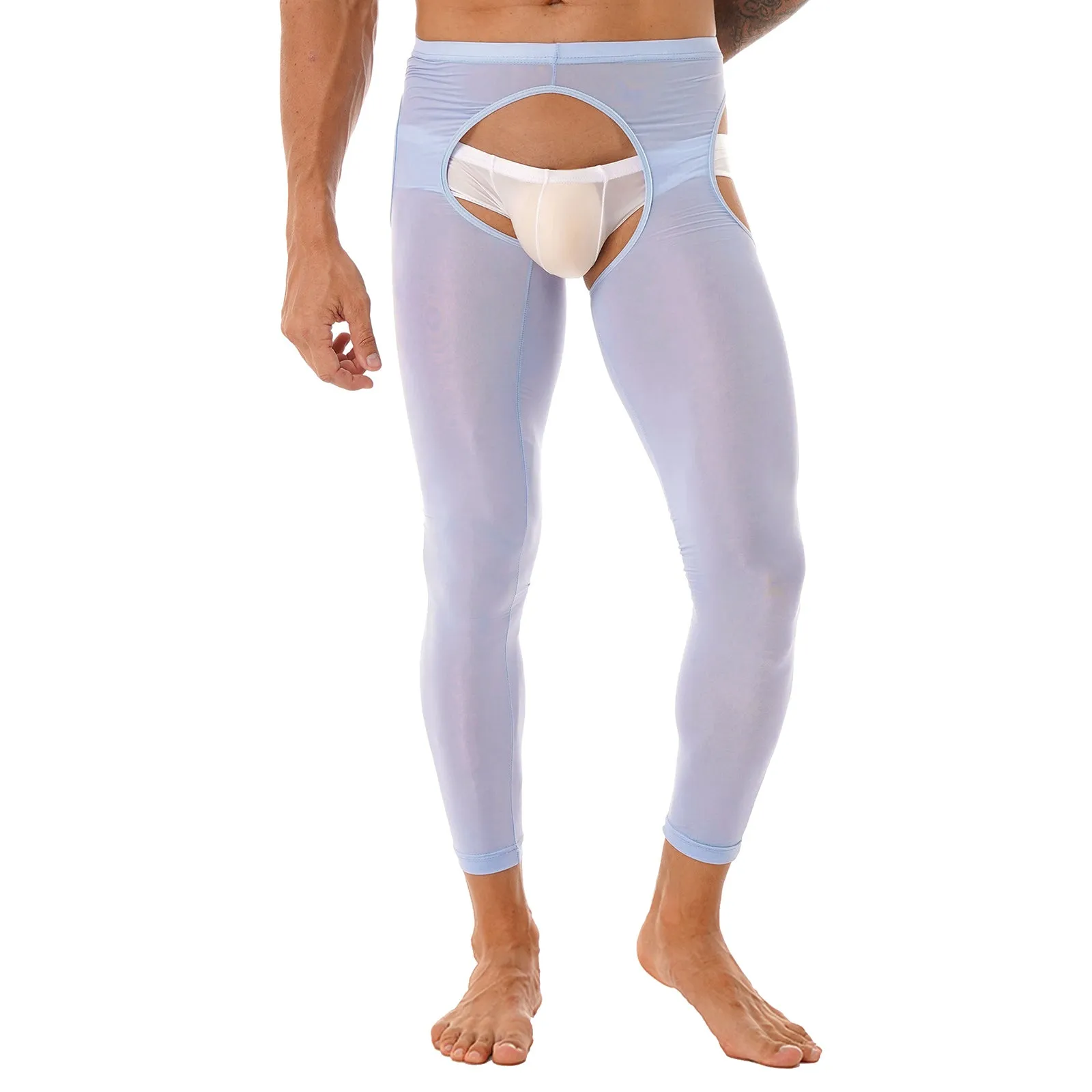 Crotchless Glam Sexy Skinny Leggings