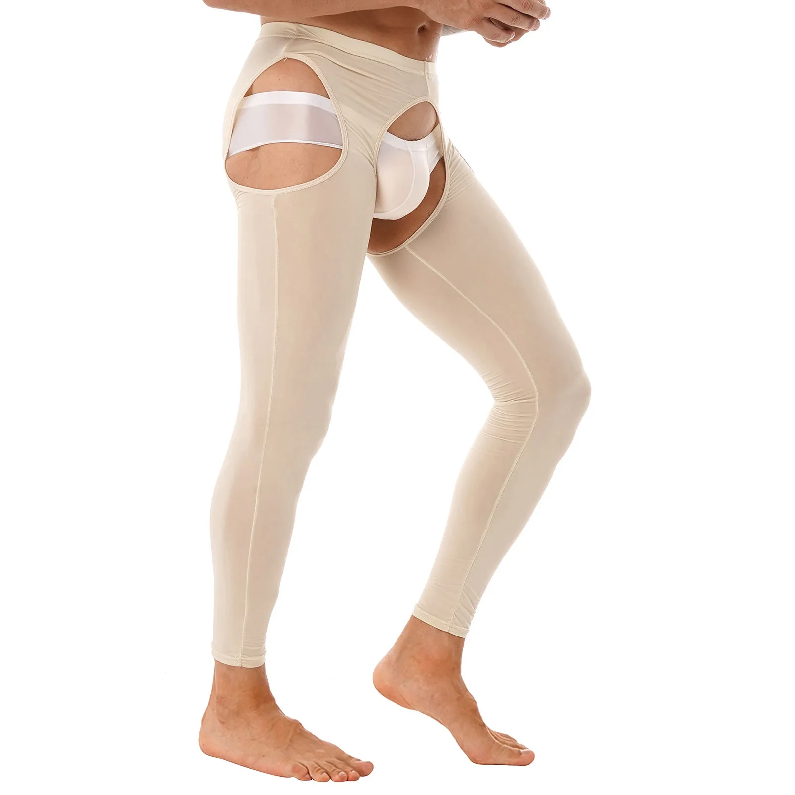 Crotchless Glam Sexy Skinny Leggings