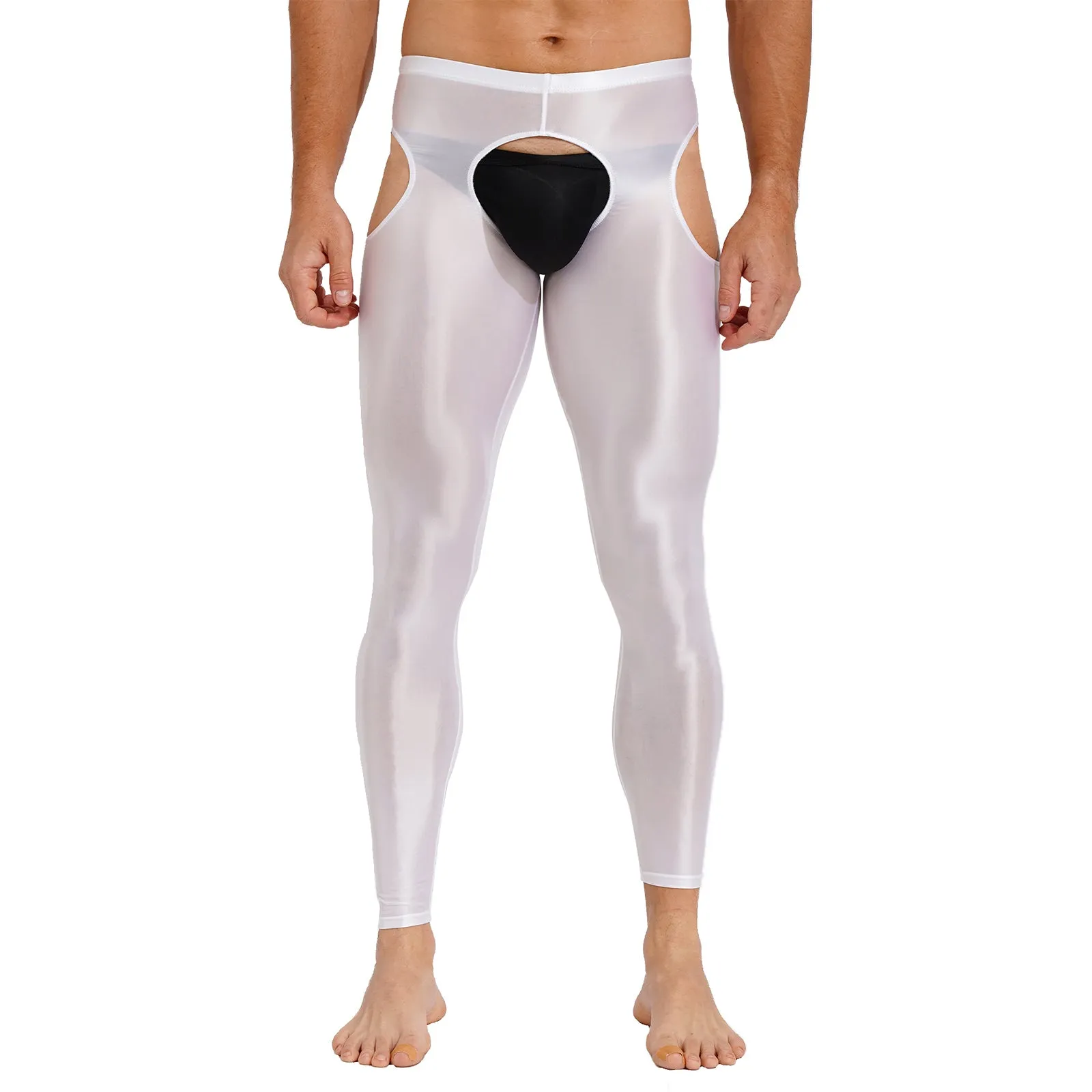 Crotchless Glam Sexy Skinny Leggings
