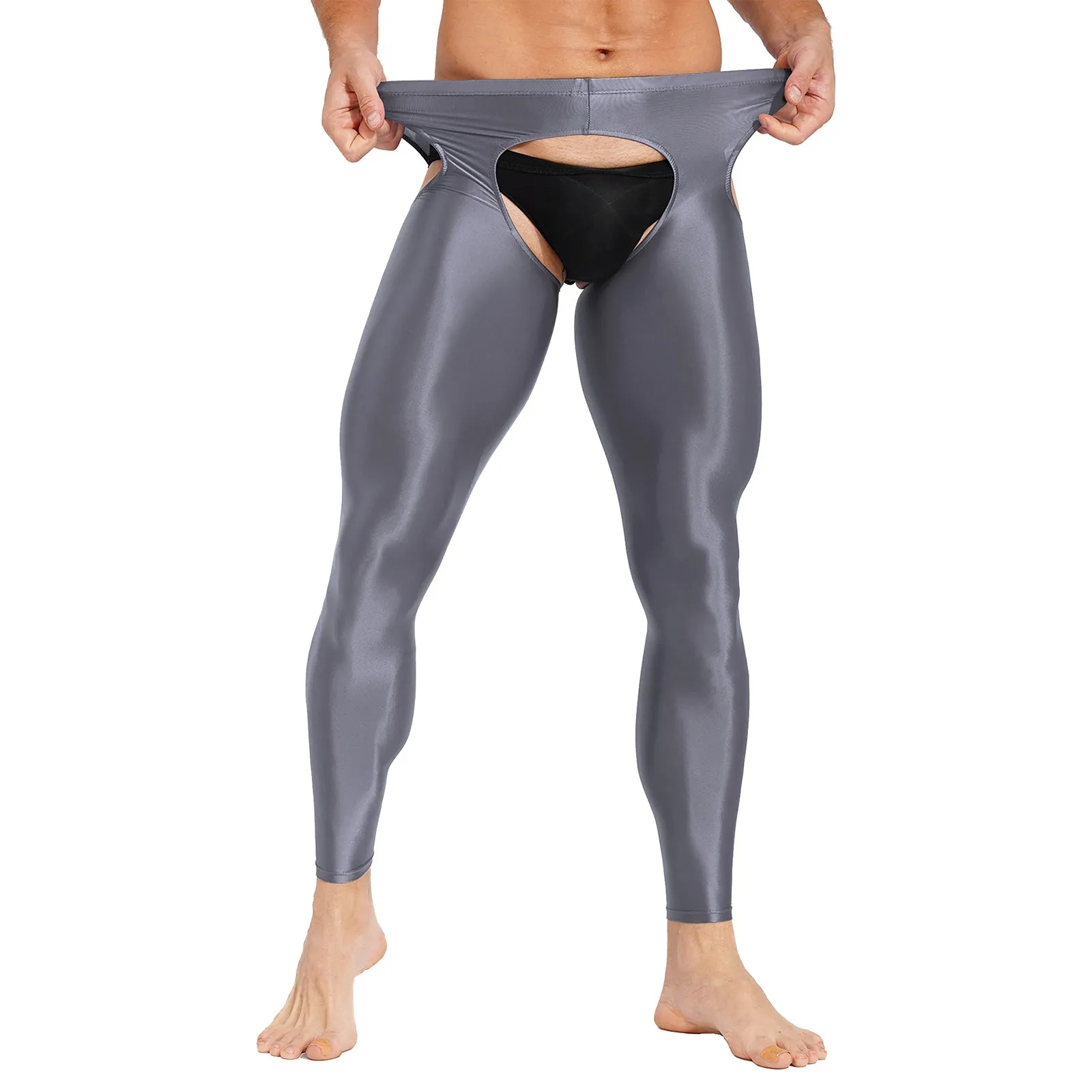 Crotchless Glam Sexy Skinny Leggings