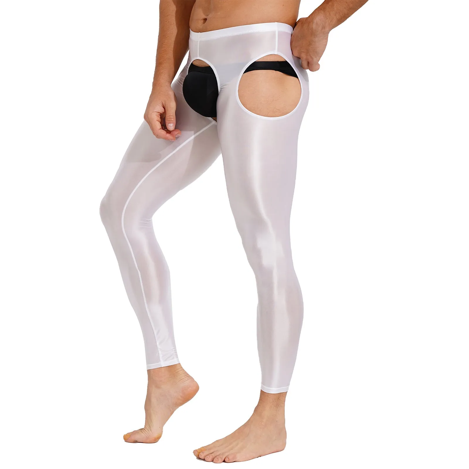 Crotchless Glam Sexy Skinny Leggings