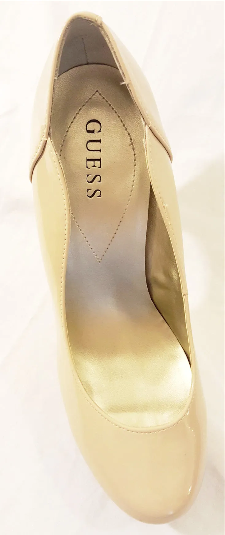 Guess Nude Patent Leather Pumps