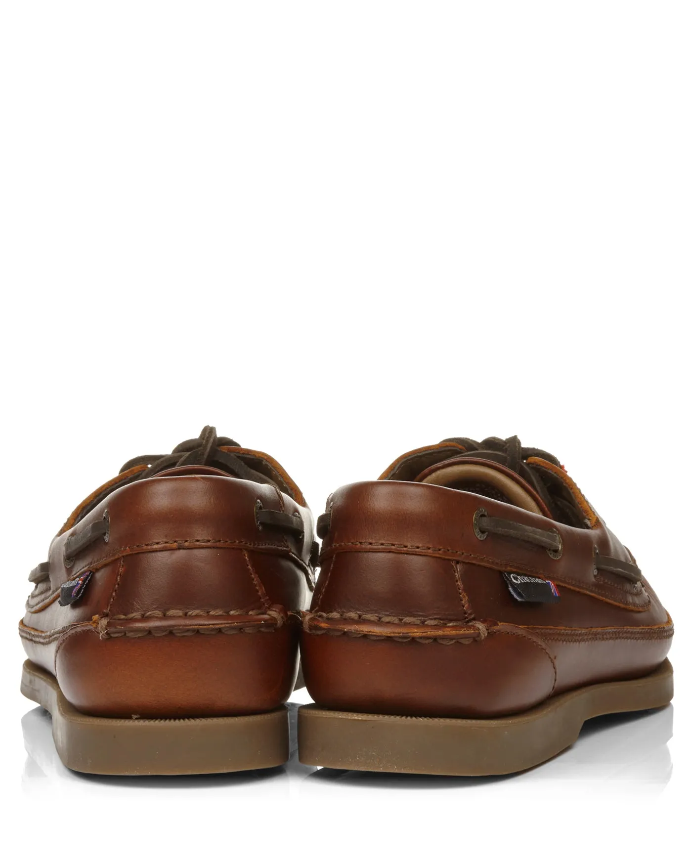 Kayak Seahorse Tan Leather Boat Shoes