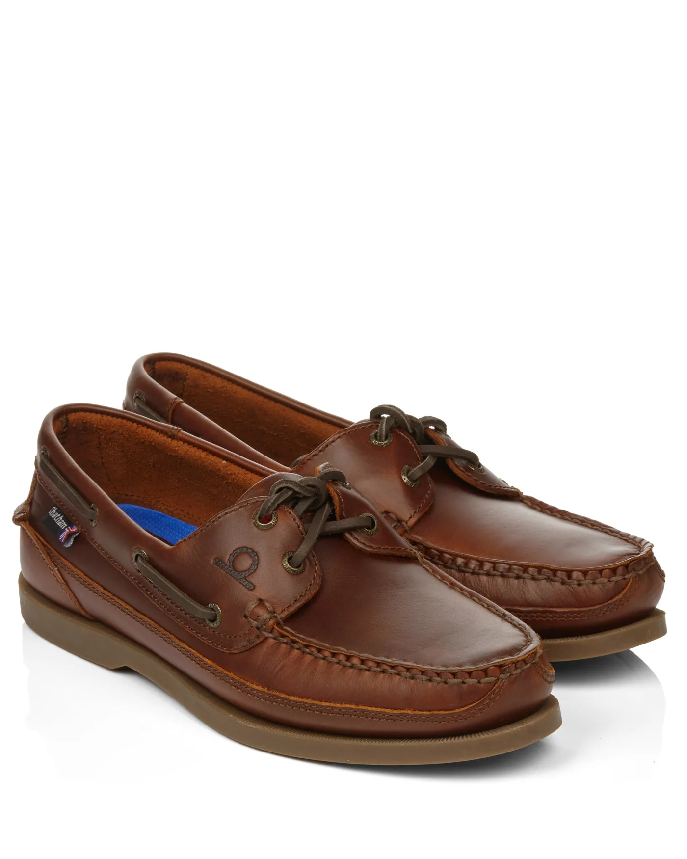 Kayak Seahorse Tan Leather Boat Shoes