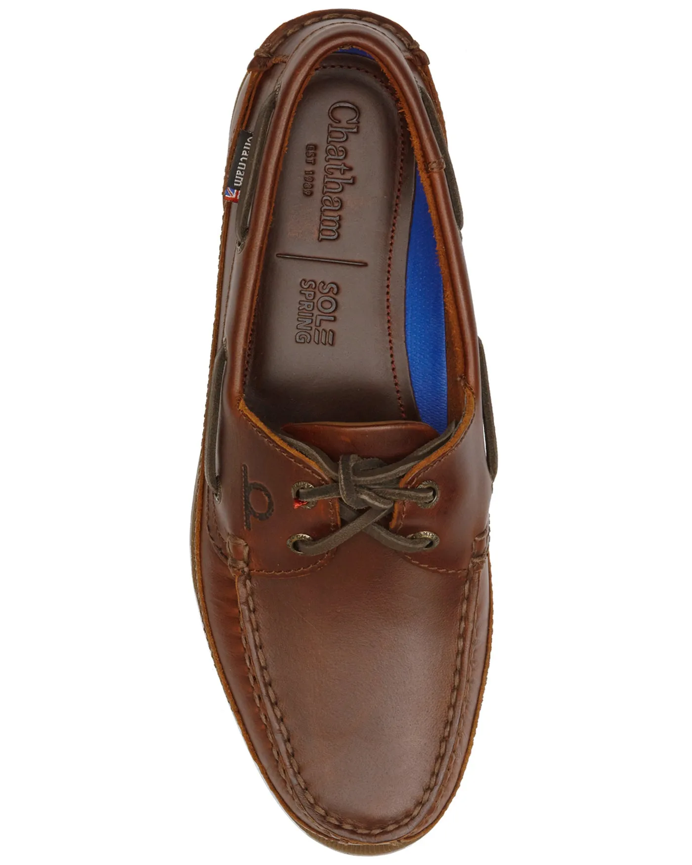 Kayak Seahorse Tan Leather Boat Shoes