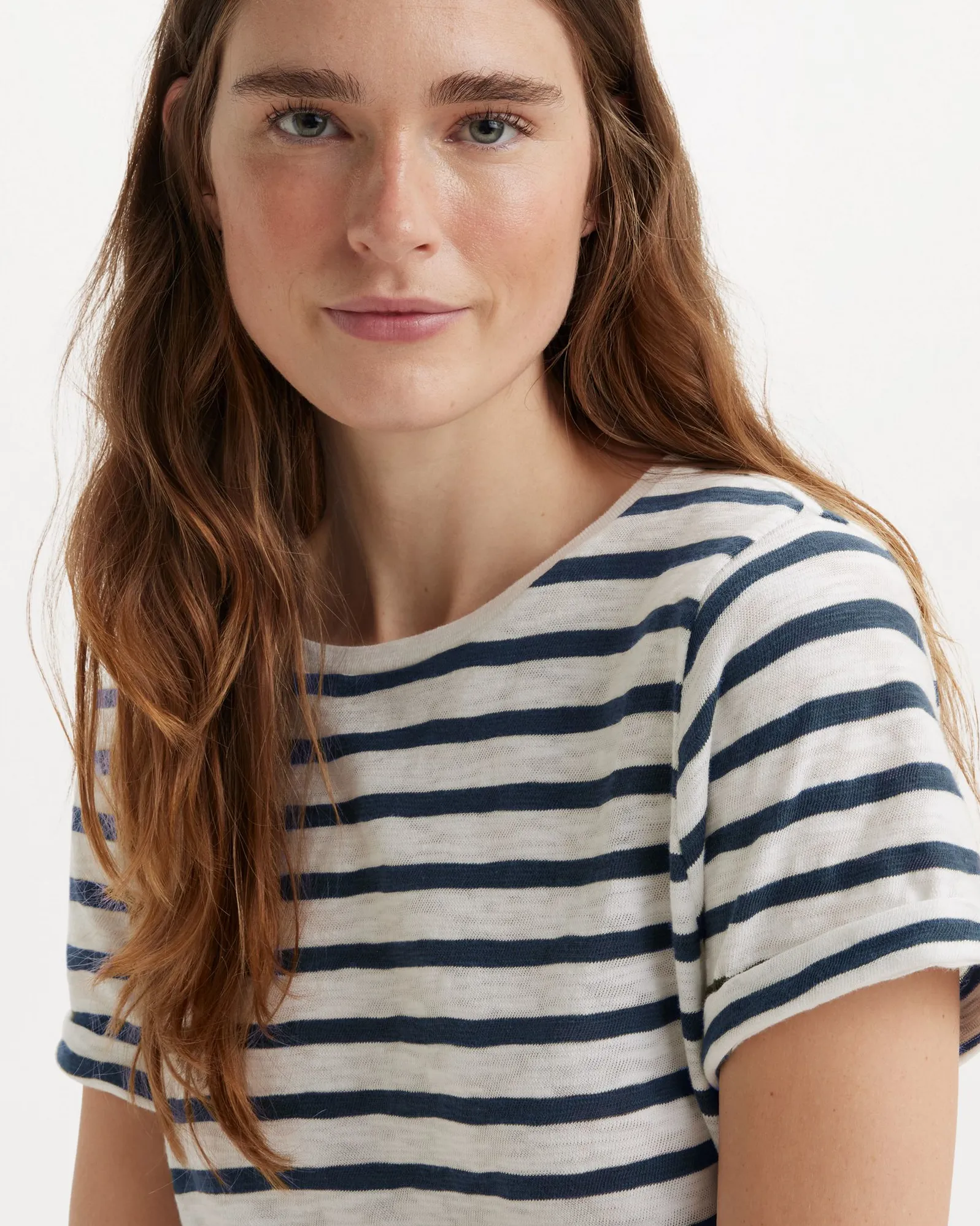 Levi's® Womens Margot Tee - Captain Stripe Peacoat Egret