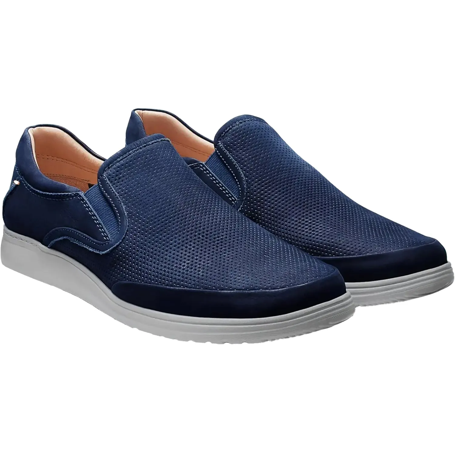 Men's Samuel Hubbard Olema Slip-On Navy Nubuck