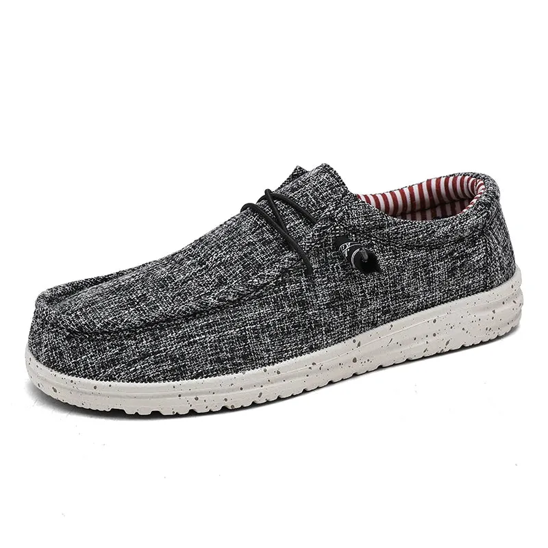 Patriotic slip on boat shoes loafers