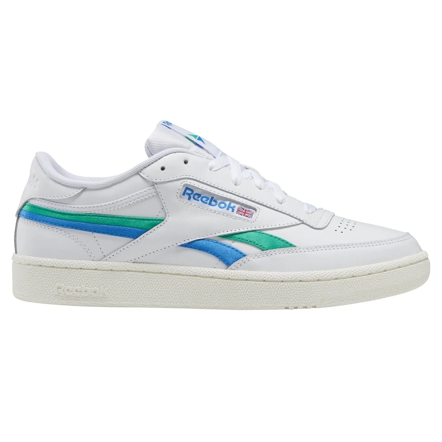 Reebok Classics Club C Revenge Shoes - White / Blue / Green