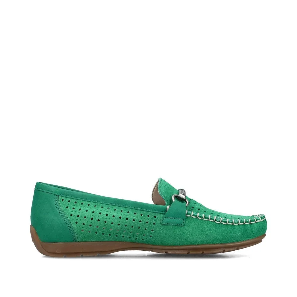Rieker 40253 Ladies Shoes Green