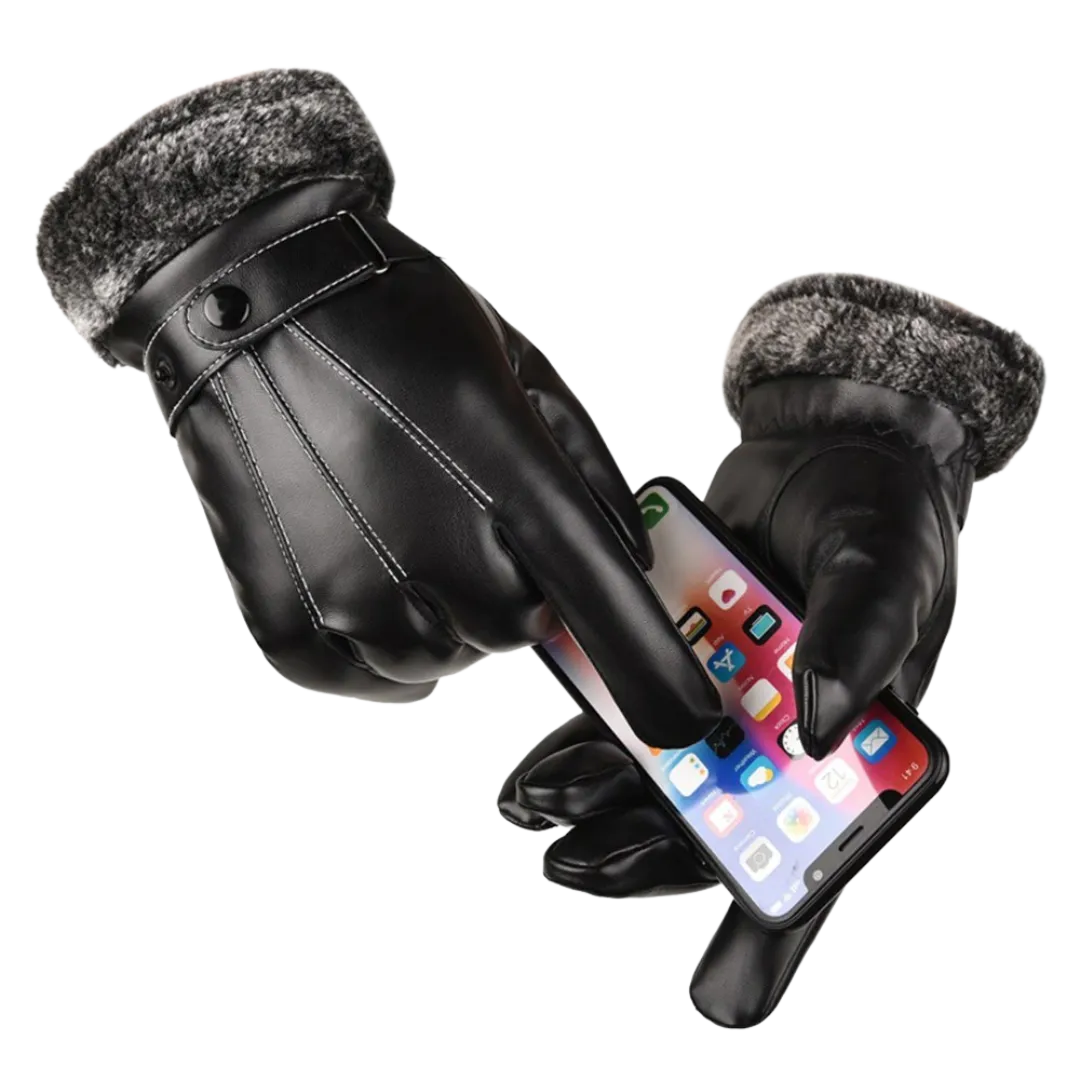 Rosela Casual™ | Leren Wind- en Waterdichte Handschoenen