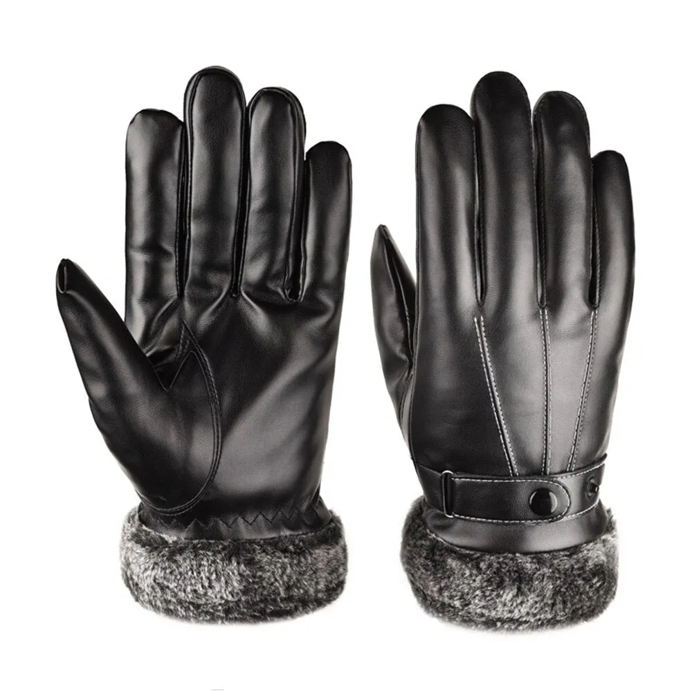 Rosela Casual™ | Leren Wind- en Waterdichte Handschoenen