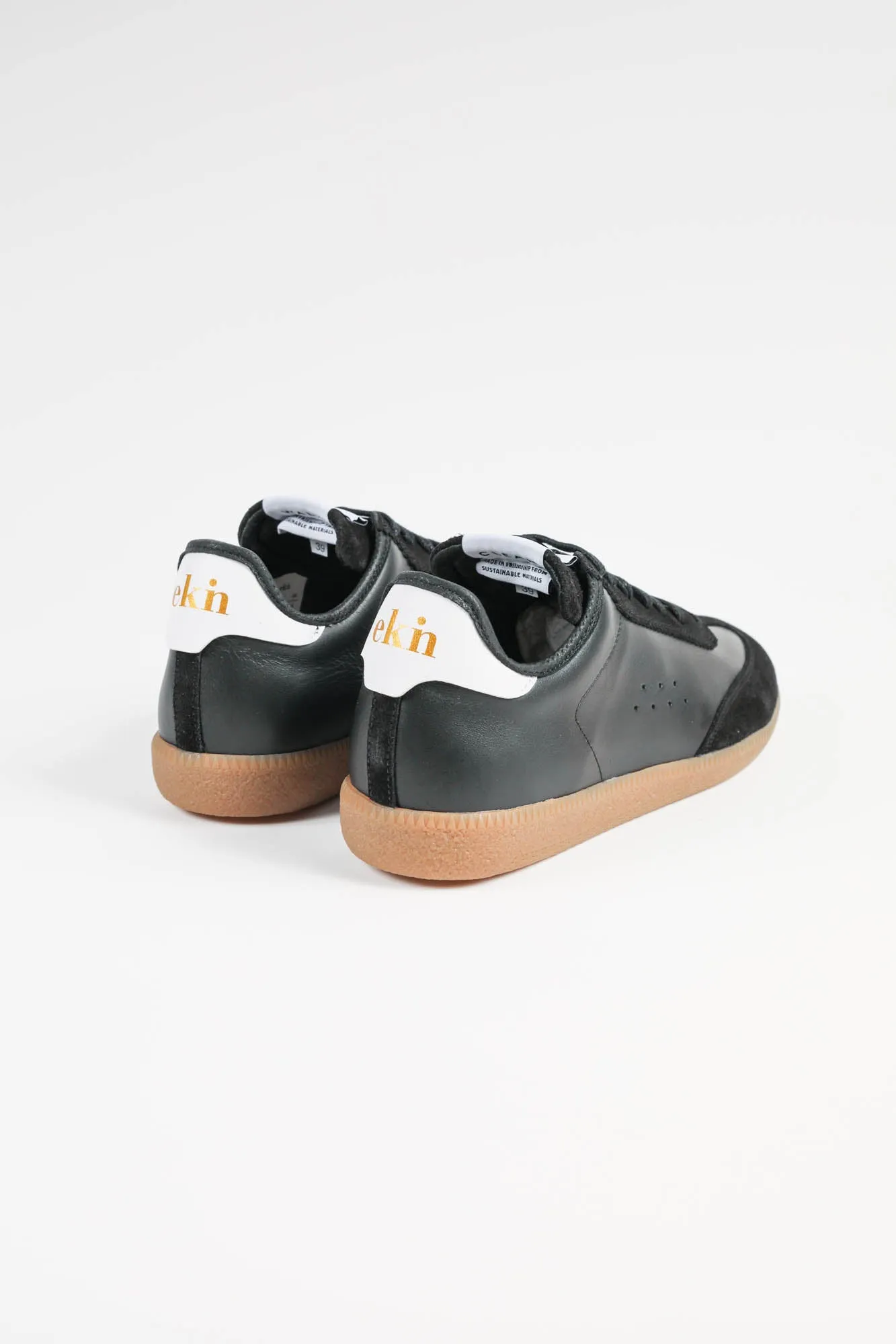 Tsuga Sneaker | Coal Leather   Suede