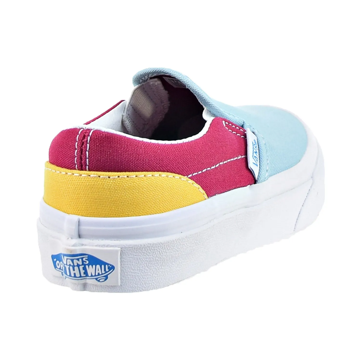 Vans Classic Slip-On Kids' Shoes Multi/Retro Rainbow