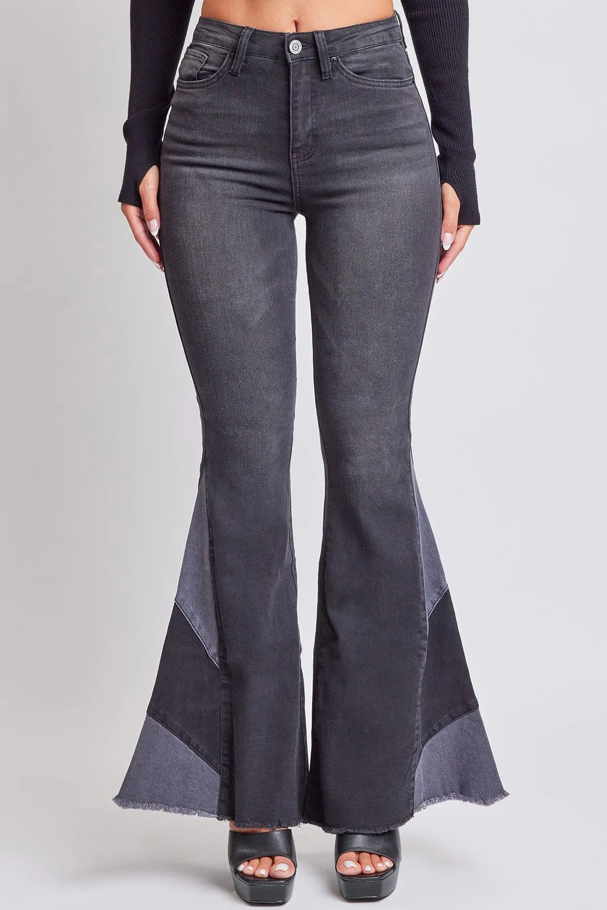 Women's Sustainable Block Panel Flare Jeans
