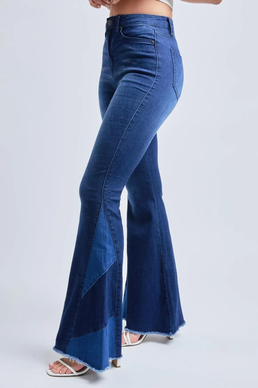 Women's Sustainable Block Panel Flare Jeans